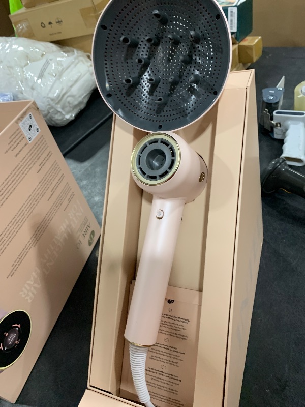Photo 1 of T3 Aire IQ Hair Dryer Kit with Quick Dry Concentrator, Style Concentrator, Diffuser & Dryer Stand | Fast, Healthy Blowouts with Smart Heat Personalization | for All Hair Types