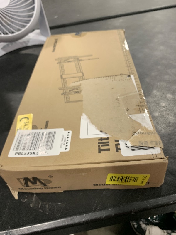 Photo 1 of Mounting Dream Advanced Tilt TV Wall Mount for Most 42-90 Inch Flat and Curved Television, Universal Mount Bracket with Extension up to 7 inch, Fits 16", 24", 32" Studs, Max VESA 800x400mm and 120LBS