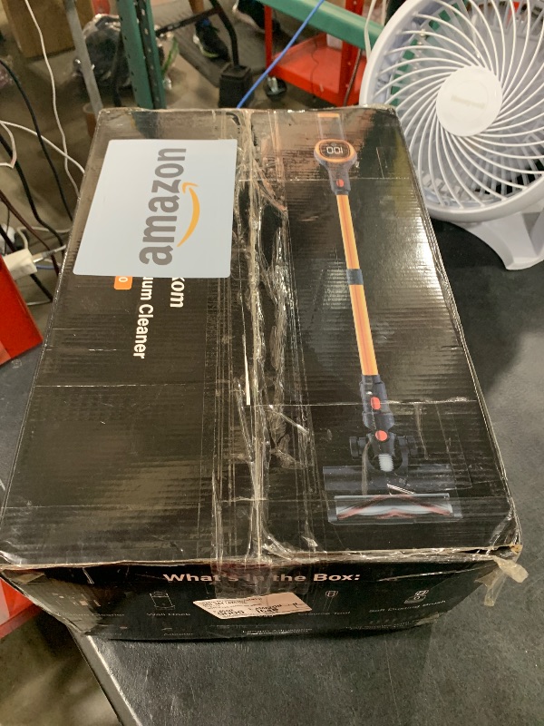 Photo 1 of Tikom V500 Cordless Vacuum Cleaner for Home, 40000Pa/450W Stick Vacuum with LED Touch Screen, Charging Wall Dock, Anti-Tangle, Lightweight Handheld Vacuum for Pet Hair, Hard Floor, Carpet