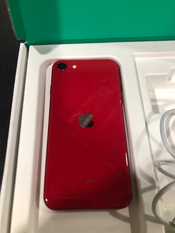 Photo 1 of Apple iPhone SE (2nd Generation), 64GB, Red, Unlocked (Renewed Premium)