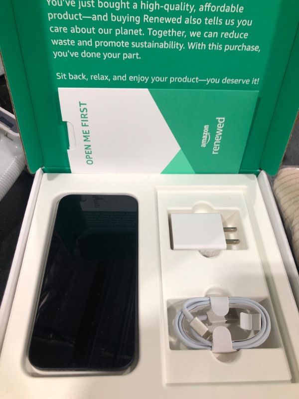 Photo 1 of Apple iPhone 12, 64GB, Black - Unlocked (Renewed Premium)