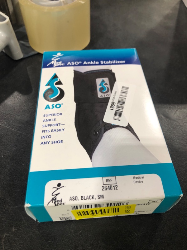 Photo 1 of Med Spec 264012 ASO Ankle Stabilizer, Black, Small