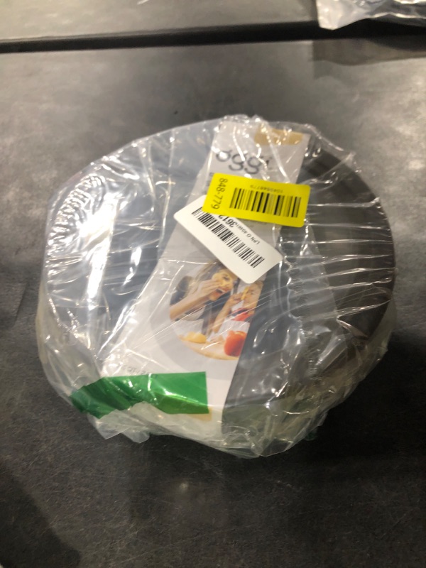 Photo 1 of Oggi Prep, Store & Serve Plastic Bowl w/See-Thru Lid- Dishwasher, Microwave & Freezer Safe, (2.6 qt) Lt Gray w/Dk Gray Lid