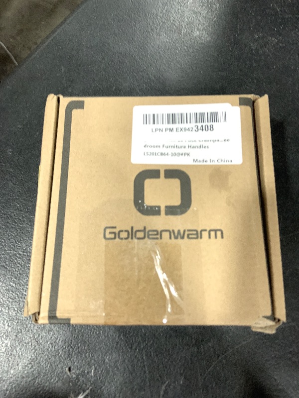 Photo 1 of goldenwarm 10 Pack Champagne Bronze Cabinet Pulls Gold Cabinet Handles 2-1/2 inch(64mm) Champagne Gold Drawer Pulls Brushed Bronze Drawer Handles Kitchen Bathroom Bedroom Furniture Hardware