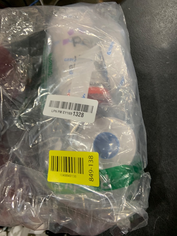 Photo 1 of Perco White Garvey 2216 Pricing Labels for Garvey 22-66/22-77/22-88 Two Line Pricing Gun - 9 Rolls, 1 Sleeve - 9,000 Pricemarking Labels and 1 Inker Included