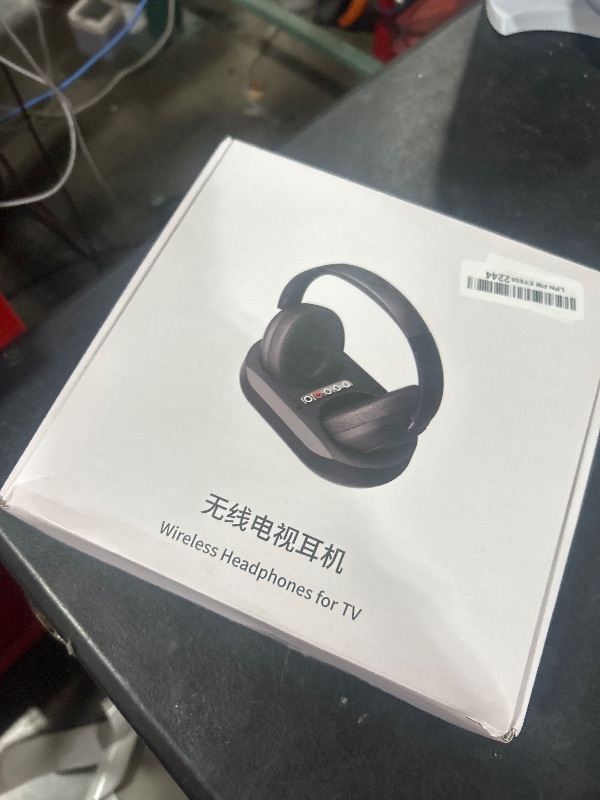 Photo 1 of PILSAMAS Wireless Headphones for TV Watching - Manual-Select Screen Transmitter & LED Charging Dock, Zero Latency, 100ft - 2.4G & Bluetooth Headset for Samsung/LG/Sony TVs, Seniors, Hard of Hearing