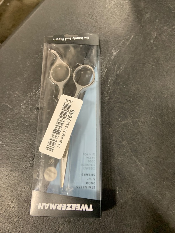 Photo 1 of Tweezerman Stainless 2000 Styling Shears, 5.5 - Hair Scissors for Women and Men