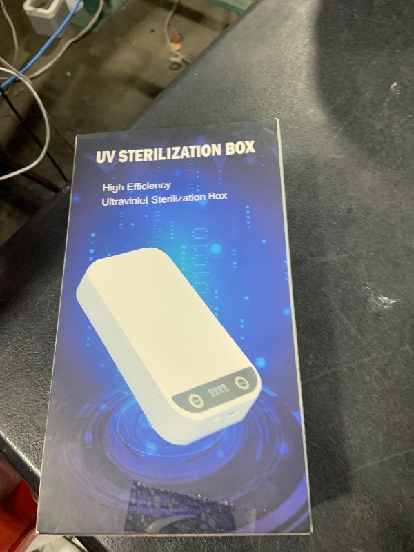 Photo 1 of LXIANGN Nail Tool Sterilizer with Blue Light,Portable USB Sterilizer For Nail Tools Nail Cleaning Box Beauty Tool Cleaner Machine for for Nail Salon, Tweezers, Jewelry, Phone, Manicure Tools Cleaning
