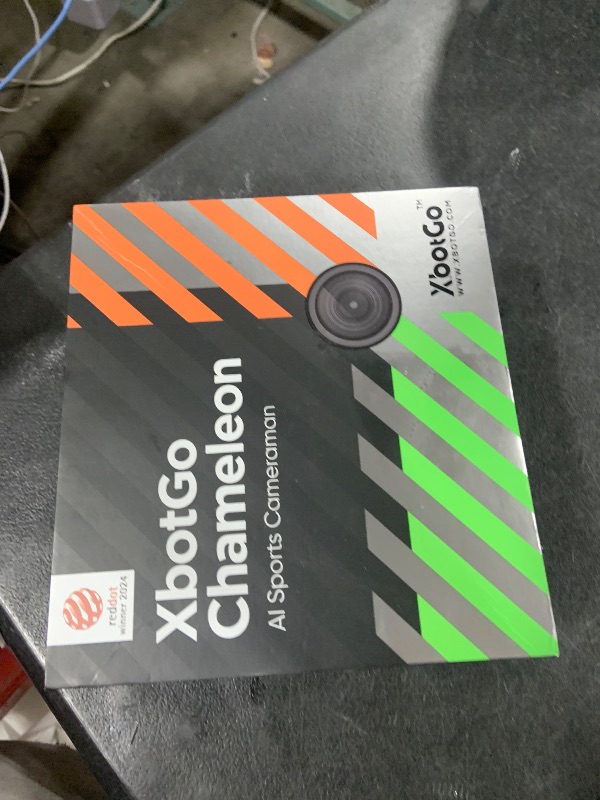 Photo 1 of XbotGo Chameleon AI Auto Sports Action Camera - 4K 60FPS Soccer Camera and Basketball Tracking Camera for Team Sports, Live Streaming, No Subscription, Works with iOS & Android (Pearl Grey)
