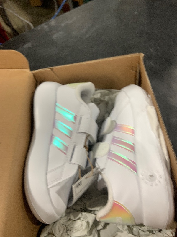 Photo 1 of adidas Kids Grand Court 2.0 Tennis Shoe - Unisex-Child Sneakers