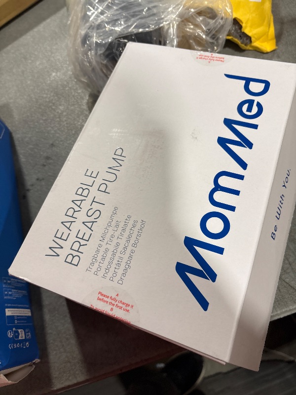 Photo 1 of MomMed Wearable Breast Pump S21 - Leak-Proof Design, Hands-Free Double Portable Electric Breast Pump with 9 Levels - 24mm Shield