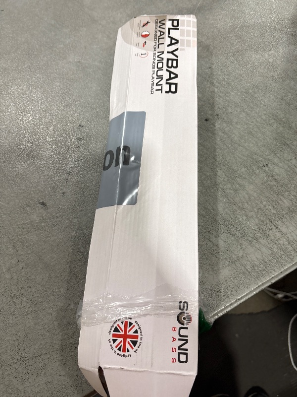 Photo 1 of Sound Bass Playbar Wall Mount Bracket Kit with Mounting Accessories for Sonos Soundbar, Designed in The UK by Soundbass