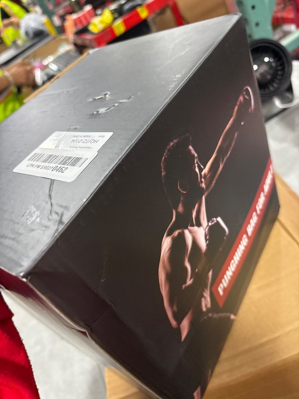 Photo 1 of Freestanding Punching Bag for Adults, 70'' Boxing Bag with Stand Kicking Bag Heavy Bag with Boxing Gloves and Electric Air Pump, Women Men Kickboxing Bags for Beginners Training MMA Muay Thai Fitness