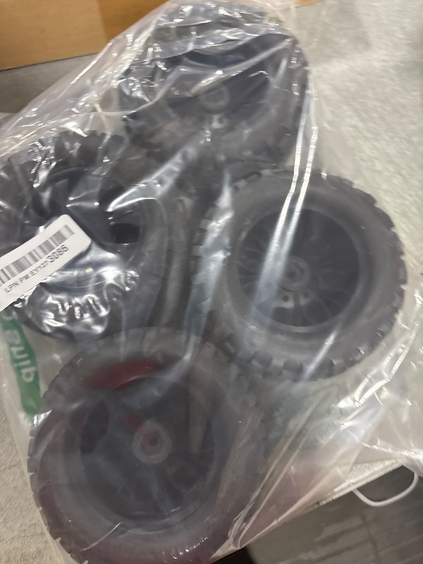 Photo 1 of AllinRC 1/10 Scale RC Truck Wheels and Tires 2.8" Monster Tires 12mm Hex for Traxxas Rustler Stampede 4x4 Vxl 2WD Redcat Volcano Epx Pro 4PCS