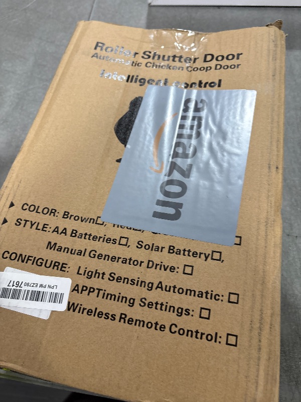 Photo 1 of Automatic-Chicken-Coop-Door-Solar-Powered Auto Chicken Door with Remote Light Sensor Mode Anti-Pinch Function (DarkRBC-001)