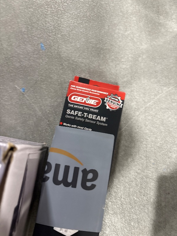 Photo 1 of Genie (Authentic) GSTB-R (STB-BL) Safe-T-Beam Replacement Kit, Safety Beams, Includes Sender & Receiver(GSTB-R), One Size, Black