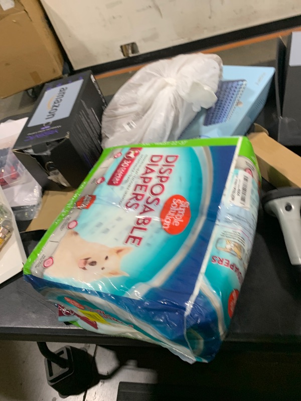 Photo 1 of Simple Solution Dog Diapers Female, Dog Diapers, Potty Training, Super Absorbent, Breathable, Wetness Indicator for Urination, 22-37 Inch Waist, (XXL, 30ct)