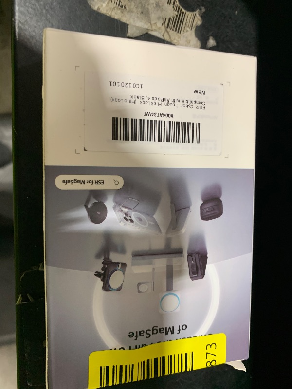 Photo 1 of ESR for AirPods 4 Case, Compatible with AirPods 4th Generation Case (2024), Compatible with MagSafe, Powerful Drop Protection, Magnetic Lid, Cyber Series, Black