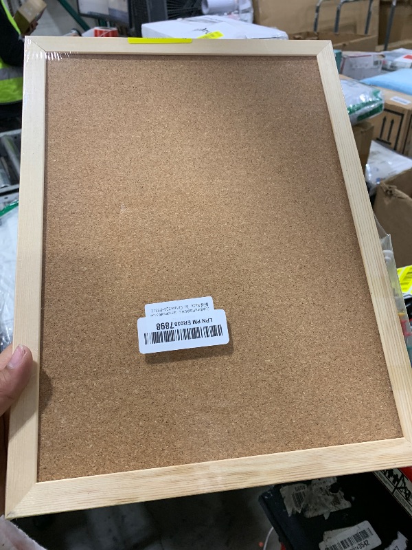Photo 1 of Cork Board,FEBSNOW Cork Board Bulletin Board,14.6 X 11 inches Vision Board,Bulletin Board for Office,Wall Mounted Pin Board for Office Home and School,14.6x11Inches