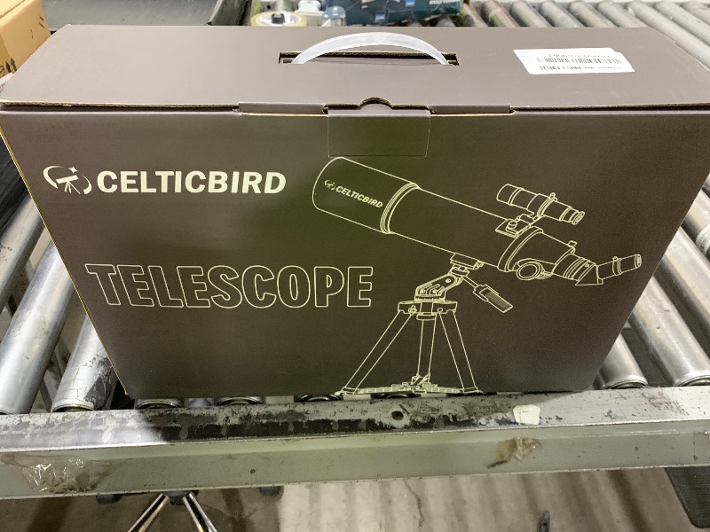 Photo 1 of Celticbird Telescope for Adults High Powered, 80mm Aperture 600mm Telescopes for Adults Astronomy, Travel Telescopio for Beginners with AZ Mount, Backpack, Phone Adapter, Moon Filter