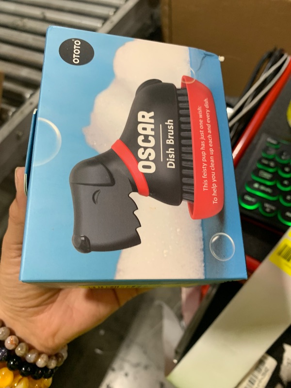 Photo 1 of (New) OTOTO Oscar Dog Dish Brush - Dog Gifts, Daschund, Wiener Dog, Dish Scrub Brush, Dish Scrubber, Kitchen Vegetable Scrub Brush Palm Brush, White Elephant Gifts, Cute Kitchen Gadgets