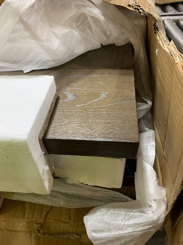 Photo 1 of Signature Design by Ashley Johnelle Farmhouse Coffee Table with Weathered Gray Finish, Gray