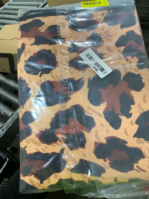 Photo 1 of Oarencol Leopard Skin Print Car Windshield Sun Shade Animal Brown Foldable UV Ray Sun Visor Protector Sunshade to Keep Your Vehicle Cool (55" x 27.6")