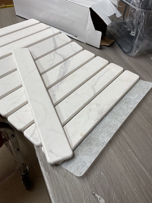 Photo 1 of SEE NOTES PICTURES……Stone Dish Drying Mat for Kitchen Counter, 24''×15'' White Marble Dishes Drying Matt Kitchen Counter, Absorbent Diatomaceous Earth Bath Quick Dry Mats for Tableware, Bottles and Cup