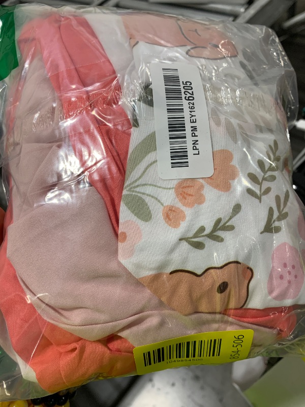 Photo 1 of 4 Pack Bassinet Sheets 21" x 35", Compatible with Amke, Ezebaby, Evolur Stellar and Mereryi Baby Bassinet, Soft and Skin-Friendly, Pink and Rabbit