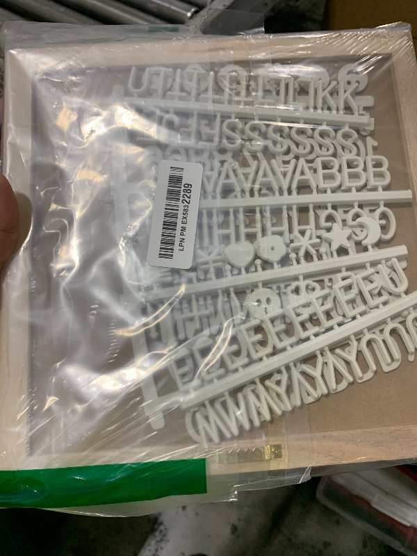 Photo 1 of 10 x 10 inch Felt Board Felt Letter Board Sign, Message Board Word Board Letter Boards Sign Bulletin Board Letters, Pregnancy Announcements Baby Announcement Sign (Black)