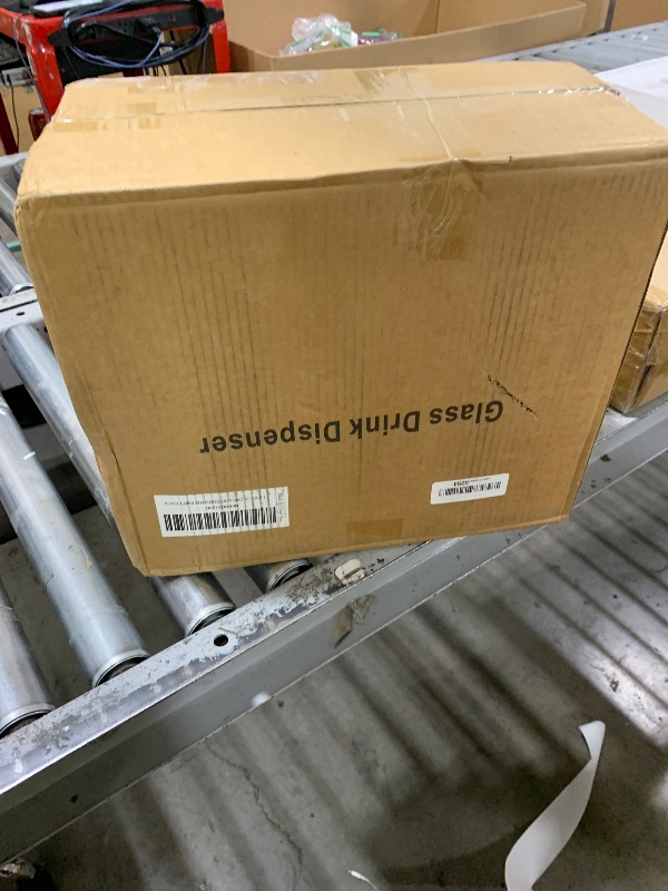 Photo 1 of 1 Gallon Glass Drink Dispensers For Parties 2PACK.Beverage Dispenser,Glass Drink Dispenser With Stand And Stainless Steel Spigot 100% Leakproof.Lemonade Dispenser With Ice Cylinder.Laundry Detergent