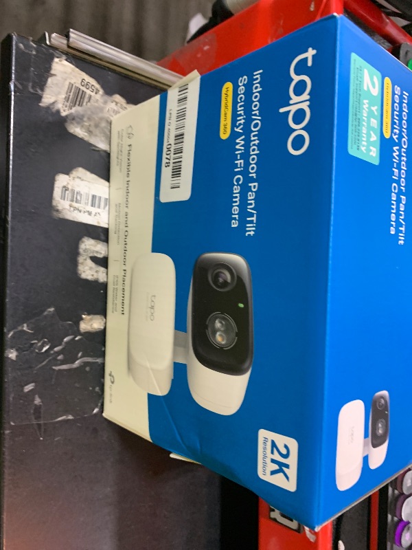 Photo 1 of Tapo 2K 3MP Pan/Tilt Indoor/Outdoor Security Camera - Free Person/Baby Cry Detect & Motion Track, 360° Pan, Color Night Vision, SD/Cloud Storage, Works w/Alexa & Google Home HybridCam 360