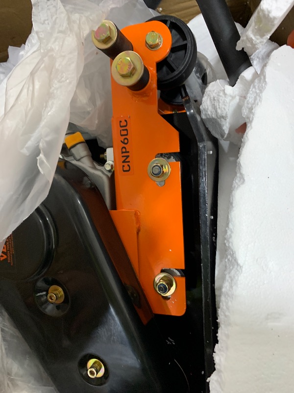 Photo 1 of VEVOR Plate Compactor, 2.8 HP 78.5CC Gas Engine 5,250 VPM, 1,920 lbs Force Vibratory Compaction Tamper with 18.7 x 11.8 inch Plate for Walkways, Patios, Asphalts, Paver Landscaping, EPA Compliant