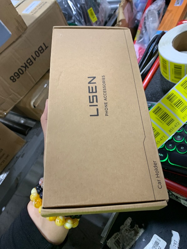 Photo 1 of LISEN 3 in 1 for iPad Holder for Car Accessories for Women Road Trip Essentials for Travel Truck Backseat Car Organizer Car tv Headrest Tablet Holder iPad Car Mount for Kids Fire Tablet 4.7-11"