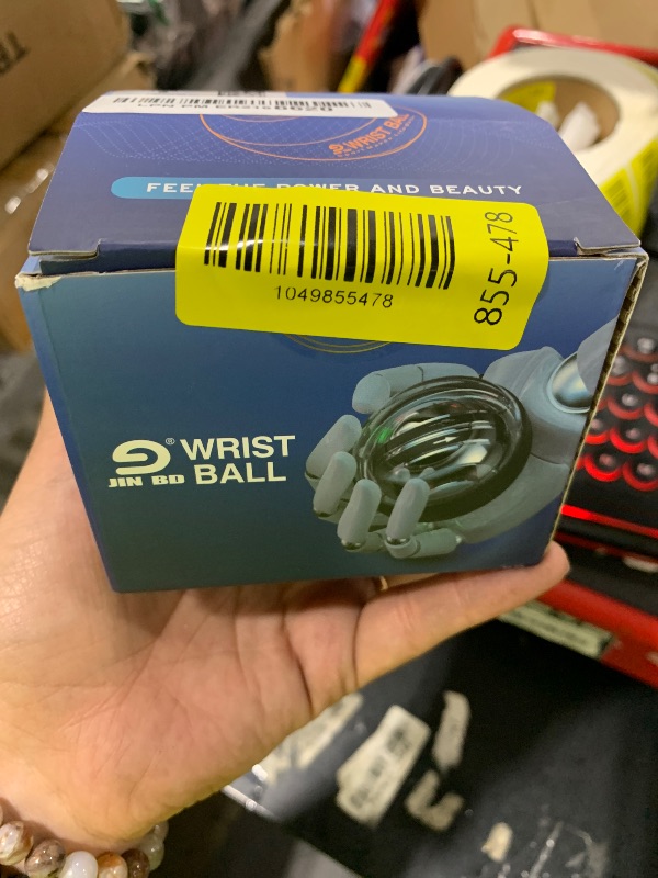 Photo 1 of JIN BD Wrist Trainer Ball Auto-Start Wrist Strengthener Gyroscopic Forearm Exerciser Gyro Ball for Strengthen Arms, Fingers, Wrist Bones and Muscles