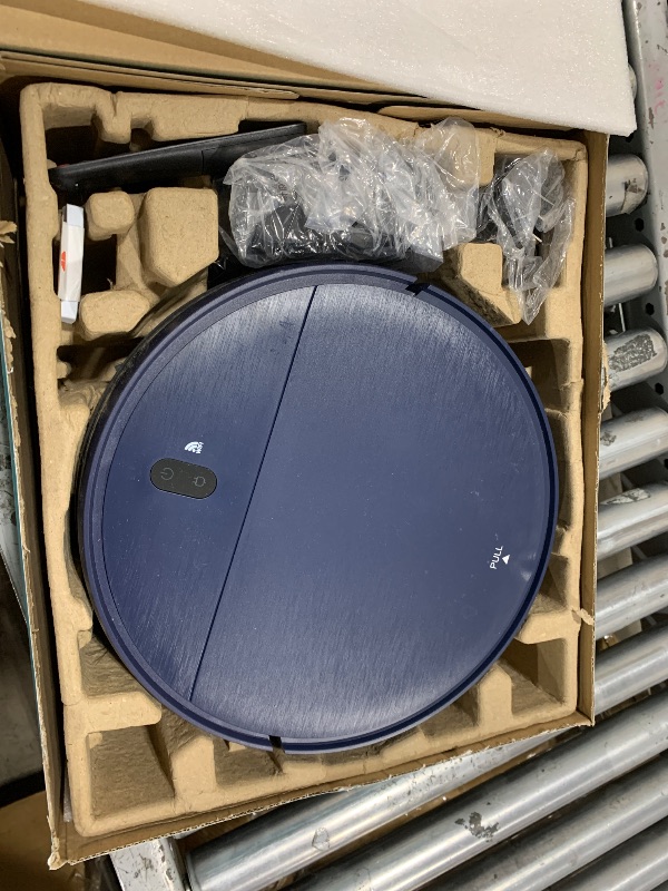 Photo 1 of Robot Vacuum and Mop, 2 in 1 Robotic Vacuum Cleaner with Schedule, App/Voice, Slim Mopping Vacuum Robot with Watertank and Dustbin, Self-Charging, Easy of Use, Ideal for Hard Floor, Pet Hair, Carpet