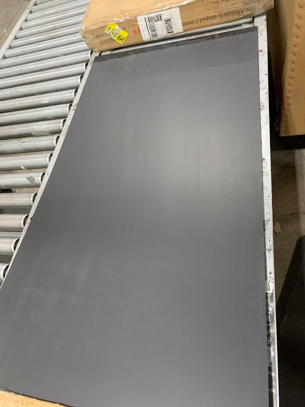 Photo 1 of STICKGOO Black Ceiling Tiles 2ft x 4ft, Smooth PVC Ceiling Panel - Waterproof, Fire-Rated, No Breakage - Decor Coverings 24 x 48in - 10 Pack Cover 80 Sq. Ft