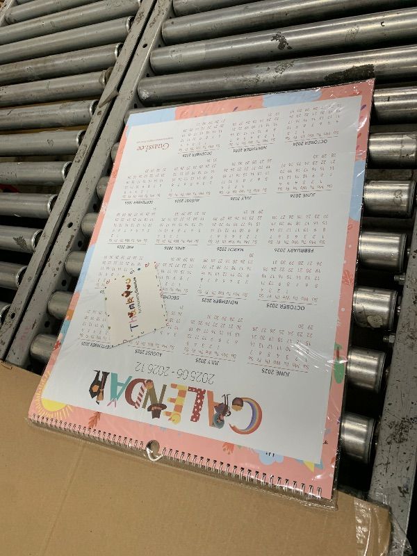 Photo 1 of GuassLee Extra Large Wall Calendar 2026-2027, 18-Month Vertical Wall Calendar 2026, Jan. 2026 to Jun. 2027, 17" X 22" Paper Hanging Planner with Thick Paper Spiral Bound for Office Home Organizing