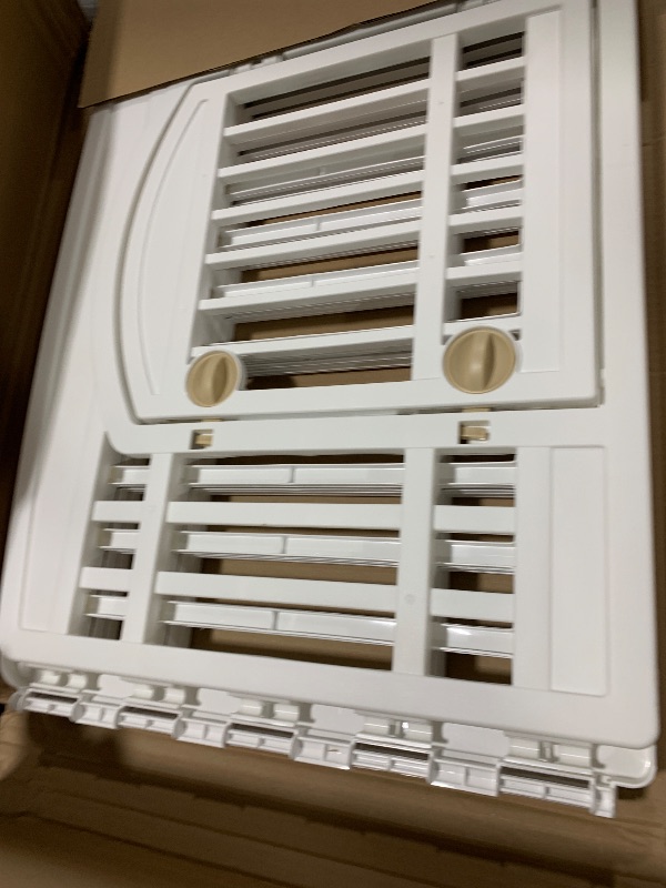 Photo 1 of IRIS USA 24" 4-Panel Dog Playpen with Door, 35 x 35 x 24, Puppy Playpen, Dog Play Pen Indoors, Pet Fence, Puppies/Small Dogs, White