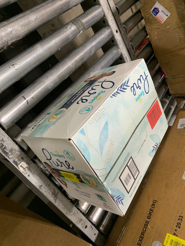 Photo 1 of Pampers Pure Protection Baby Diapers, Size 0 (>10 lbs), 76 Count, Up to 100% Leakproof, Premium Plant-Based Skin Protection, Hypoallergenic Soft Diapers