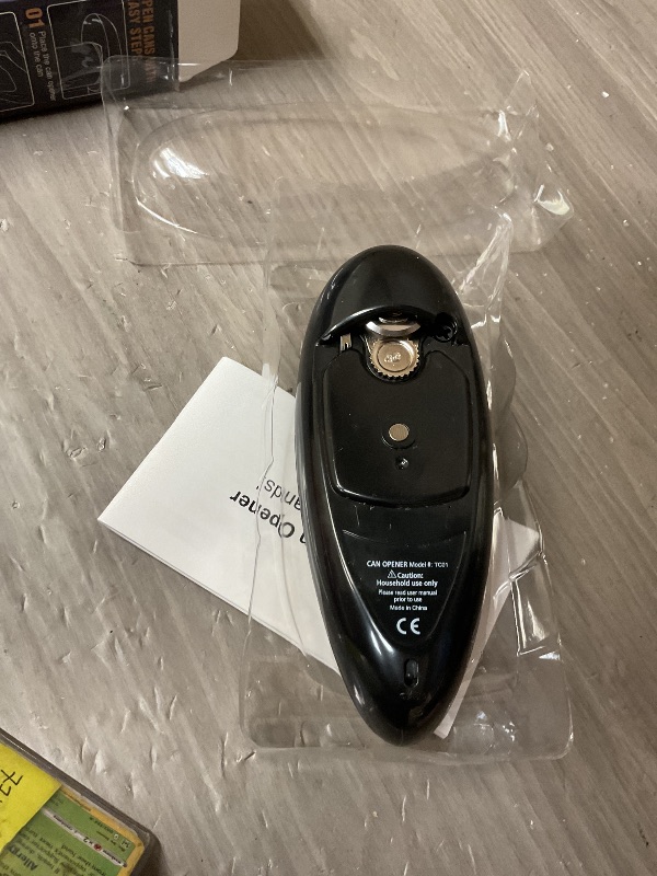 Photo 1 of Electric Can Opener, One-Touch Smooth Edge Automatic Can Opener, Compact Can Opener Electric Fits Most Can Sizes, Best Kitchen Gadgets Safe Can Openers for Seniors & Arthritis,Gift for Mom Dad Parents