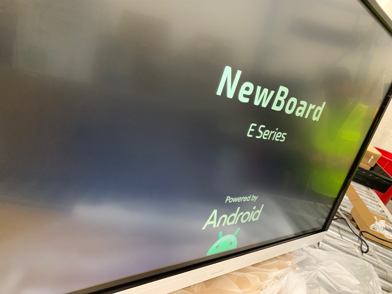 Photo 1 of NEWORK 4K Smart Board - Google EDLA-Certified Interactive Whiteboard, Android 14 OS, 50-Point Touch, Wireless Casting - Digital Whiteboard for Classrooms & Hybrid Offices (Android, 55 Inch)