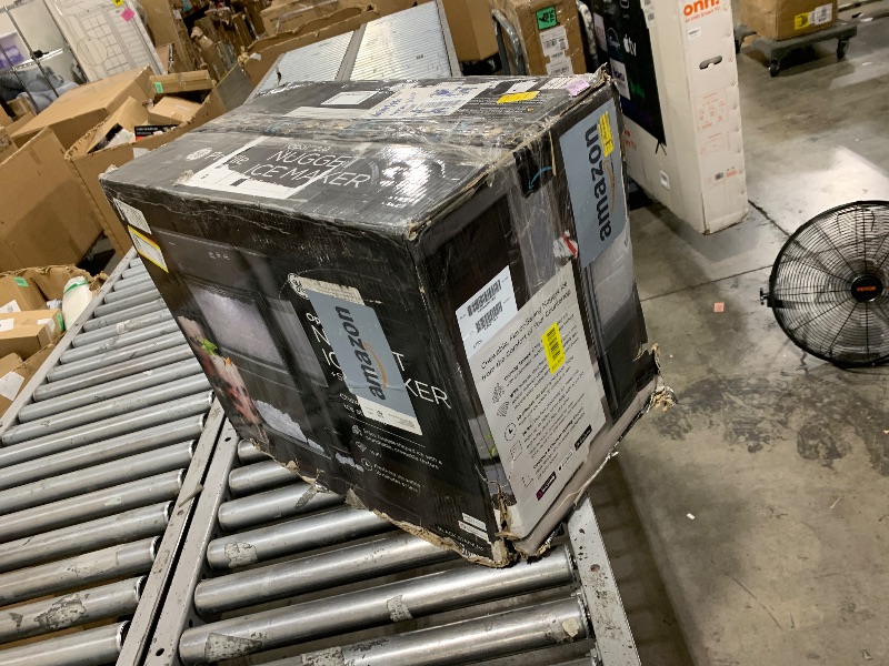 Photo 1 of GE Profile Opal 2.0 with 0.75 Gallon Tank, Chewable Crunchable Countertop Nugget Ice Maker, Scoop included, 38 lbs in 24 hours, Pellet Ice Machine with WiFi & Smart Connected, Black Stainless Steel