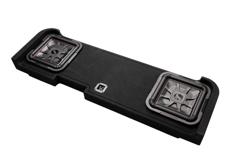 Photo 1 of KICKER 51KGMDL7T122 L7T Custom Fit Dual 12" Subwoofer Down Firing Enclosure, Compatible with Select Sierra or Silverado, 2-Ohm