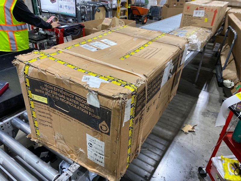 Photo 1 of Rheem Prestige Condensing Tankless Gas Indoor Natural Gas Water Heater With Built-in Recirculation 11.0 GPM - RTGH-RH11DVLN