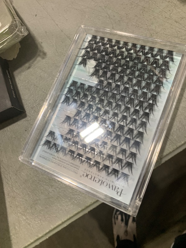 Photo 1 of Pawotence Lash Clusters Wispy Eyelash Clusters 10-16mm Manga Individual Lashes Cluster Eyelash Extensions 168pcs Lash Extension DIY False Eyelashes Cluster Lashes with Soft Thin Band