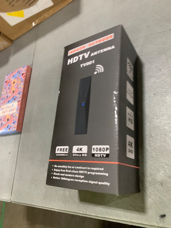 Photo 1 of 2025 Antenna for Smart TV for Local Channels,TV Antenna Indoor for Long Range Reception, Digital Antenna for Easy Installation and All Smart/Old TVs, Supports 4K 1080P HD VHF UHF