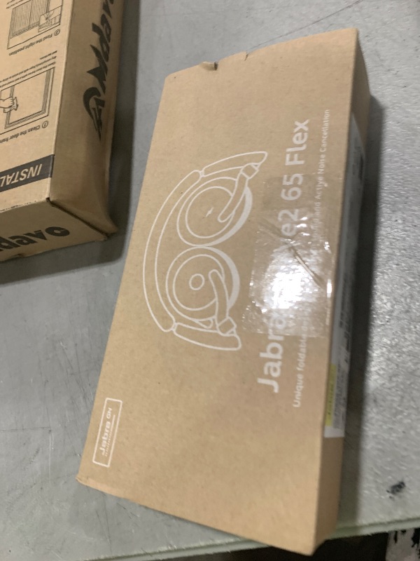 Photo 1 of Jabra Evolve2 65 Flex Wireless Stereo Headset - Bluetooth, Noise-Cancelling ClearVoice Technology & Hybrid ANC - Certified for Microsoft Teams - Black
