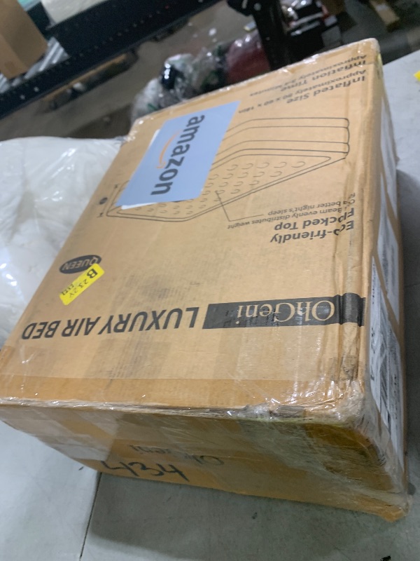 Photo 1 of OhGeni Queen Air Mattress with Built in Pump, Inflatable Blow Up Mattress 18 Raised Comfort,Upgraded Surface Portable Mattress, Air Bed for Camping, Home and Guest, Colchone Inflable, 650 lbs Max