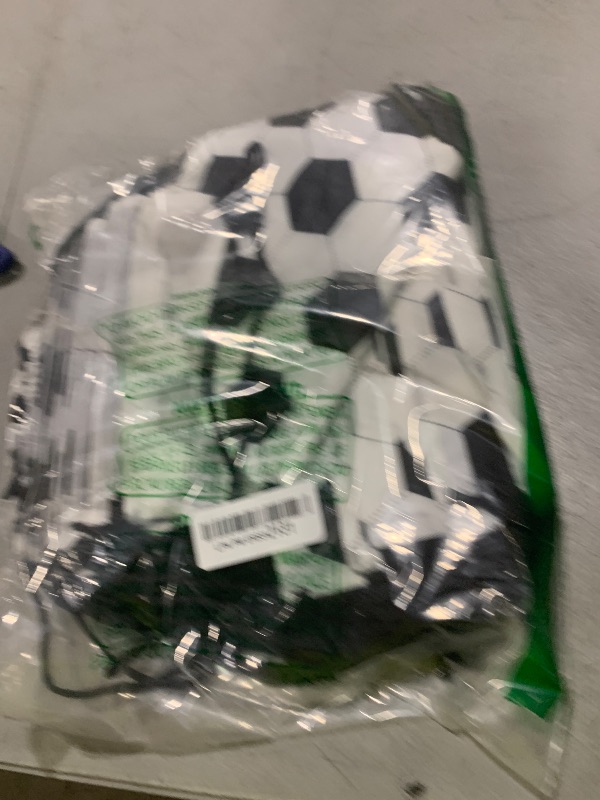 Photo 1 of Shappy 24 Pieces Small Sport Drawstring Bags Candy Bag Sport Party Drawstring Goodie Favor Bags Supplies Gifts for Sports Party (Soccer, 6.9x9.8 Inch)